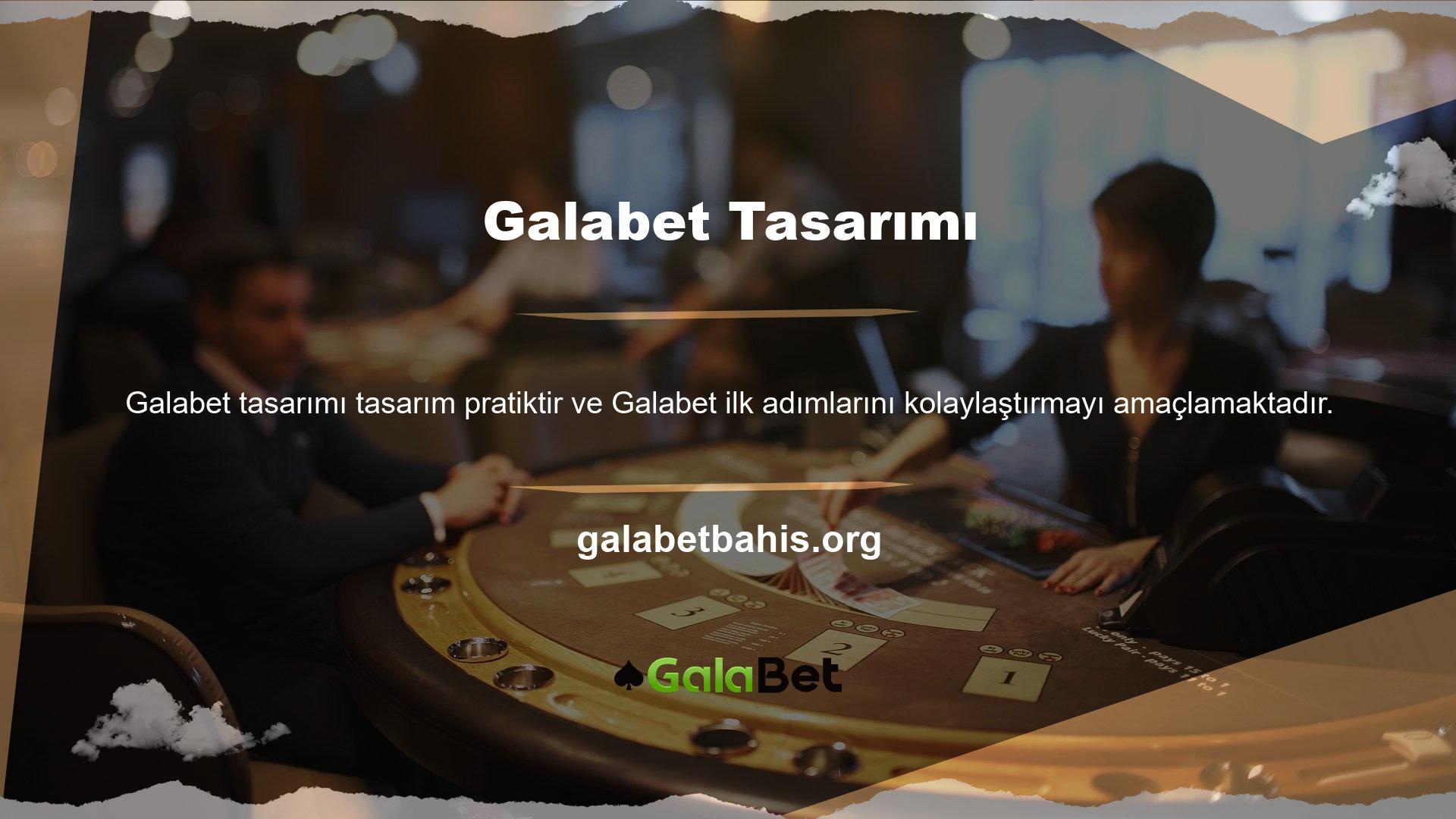 Galabet web sitesi, kullanıcıların garanti edilen işlemler yapmasına olanak tanır